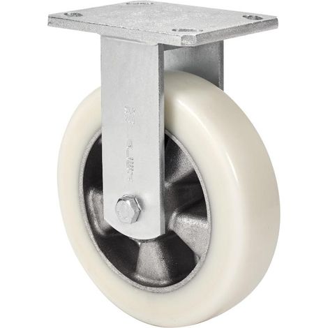 rueda fija  17slr160-ausb alum.-poliur.blanco"veloc"eje bolas (1/3)