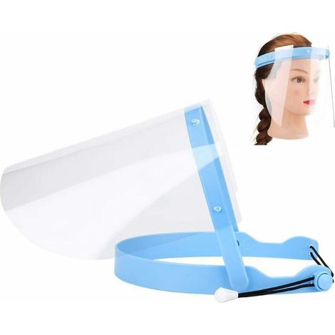 Professionnel Étanche Protecteur Facial Anti-Buée pour Dentiste De Protection Amovible 1 Cadre avec 10 Films Visière Anti-Buée Antipoussière Visière de protection (1/5)