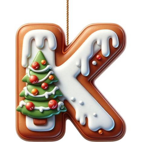 Lettre Acrylique - Décoration Arbre De Noël - Initiale Personnalisable - 10 cm - Pour DIY - Lettre K (1/5)