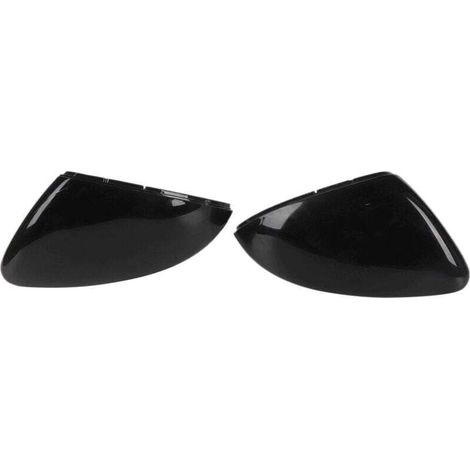 coque retroviseur golf 7,Couvercle de capuchon de rétroviseur, capuchon de rétroviseur, une paire de couvercle de rétroviseur latéral de voiture Capuchon de rétroviseurs, noir brillant