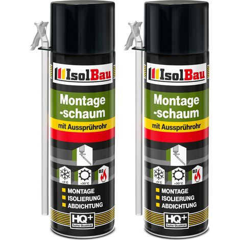 IsolBau Hose Mounting Foam B2 Montageschaum 2 x 500ml (1/5)