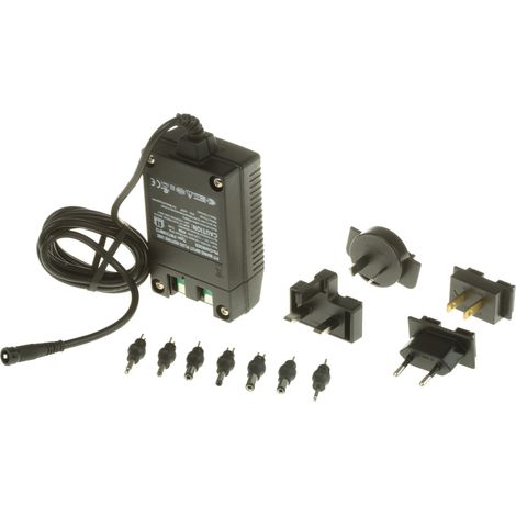 Chargeur de batterie Plomb RS PRO, 12V, avec prise EURO, JP, UK, USA ( Prix pour 1 ) (1/3)