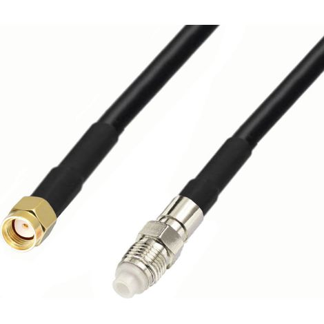 Cavo antenna con connettore FME / SMA-RP RG58, 1 m