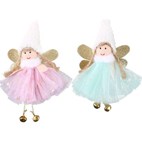 10 Ornements de Noël, Pendentifs ange, Design unique, Résistant, Décoration sapin, Maison, Hôtel (1/5)