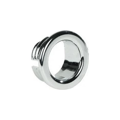 25 x GHIERA DI RICAMBIO PER TROPPO PIENO ABS CROMATO Misura: Diam. 24 (1/2)