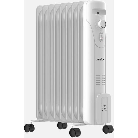 Radiateur à huile Duncan blanc 2000W 3 puissances avec thermostat réglable