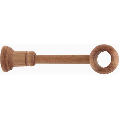 1 Support Long Réglable Trad. - Chêne Naturel - 9 - 18CM - Diamètre 28 (1/3)