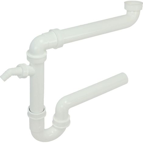 Siphon gain de place 1 1/2’’ sortie à l’arrière DN 40 mm