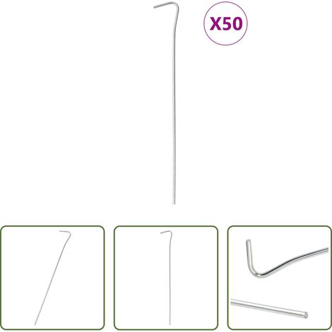 Camping - Zeltheringe 50 Stk. 23 cm Ø3 mm Verzinkter Stahl (1/5)
