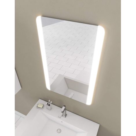 Miroir Salle de Bain LED Auto-éclairant Border Lines 70x45 (1/5)
