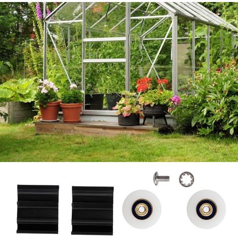 Kits de remplacement de roulettes pour portes de serre Halls - 22 mm (1/5)