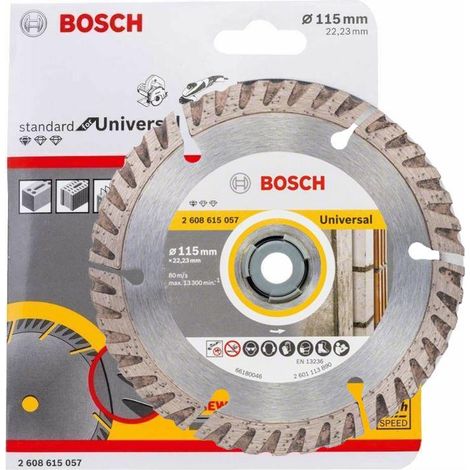 Bosch Pro Universal Grinder Diamond Blade High Speed 4.5"" 115mm x 22mm Bore