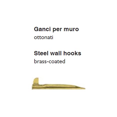 MASIDEF DY6000003 - BLISTER 5 CANCANI OTTONATI MM.60