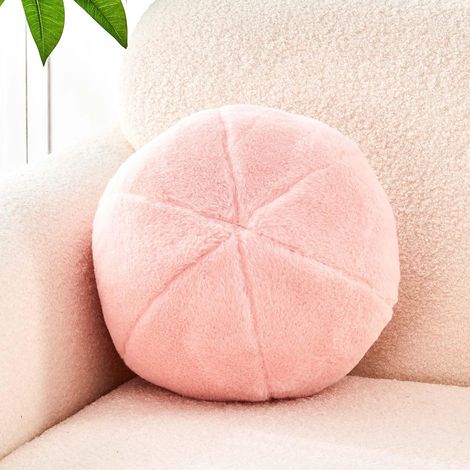 Runder, dekorativer Coussin aus Lapin-Rose-Fass, Coussin de Dossier (1/5)