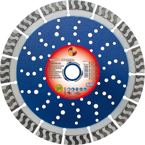 Dia-TS Wave Renner Ø230x22,2 plus15 Segment 15 mm