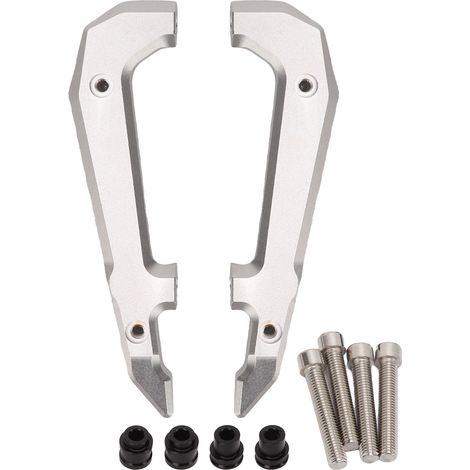 Poignée passager arrière moto en alliage d'aluminium, barre de maintien pour MSX125 GROM, argent, paire (1/5)