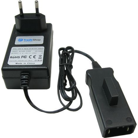 Trade-Shop 18V Ni-MH Akku Ladegerät Ladestation für Gardena 8834 8834-20 648844 648872 Heckenschere EasyCut 42 Accu (8872) Turbotrimmer SmallCut 300 Accu (8844)