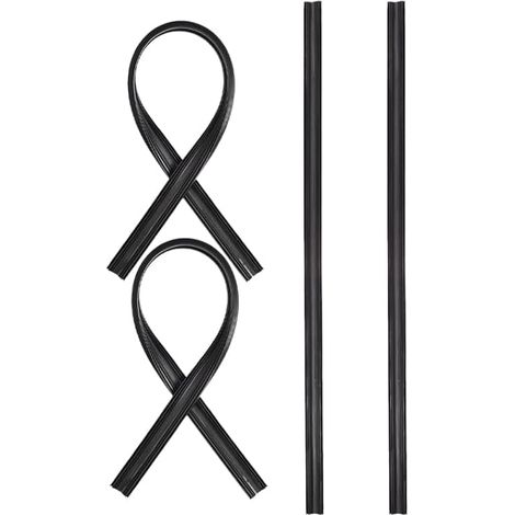 Caoutchouc Essuie Glace 4pcs Lame Rechange Voiture 600mm (1/5)
