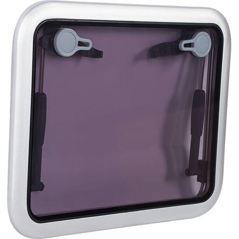 Hublot de bateau 457x327mm, fenêtre carrée de pont à ouverture poussante, aération pour yacht, camping-car, navire, hublot de toit avec ventilation. (1/5)
