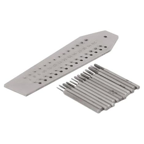 Outils de réparation montre, 14 pièces avec vis, tarauds et filières pour l'entretien d'horloges montres, kit complet extracteur - (1/5)