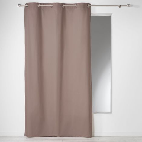 Rideau a oeillets Panama Noisette 140 x 280 cm (1/2)