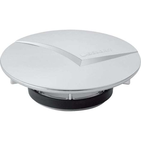 Geberit Zubehör - Ablaufventildeckelset mit Drehbetätigung d52, Chrom 150.242.21.1 (1/5)