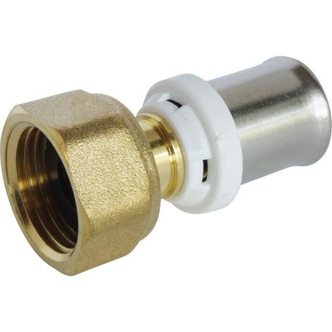 Somatherm for you -/5703-16-20 -Connessione destra per essere piegata per Ø16 tubo a multistrato -20/27 Torning dado femmina (3/4 ''), consente di collegare un tubo multistrato di Ø16 diametro Ø16 (1/5)