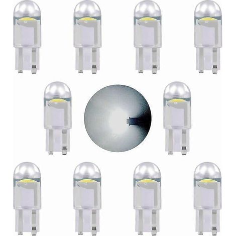 SL.GT LED-Lampen für Autos, T10 W5W 12V, klares Fiberglas, Blinkerbirne, ultrahelle LED-Seitenmarkierungsleuchte, 10er-Packung (1/4)