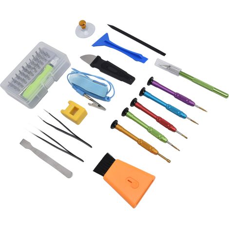 Kit d'outils de réparation et ensemble de tournevis pour téléphone, ordinateur, montre, lunettes, PC, appareil photo (1/5)