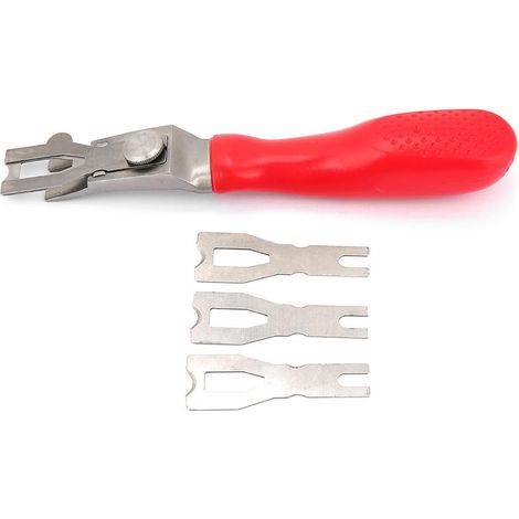 Kit de refendage et de soudage pour sols en vinyle PVC, outil de finition pour sols, 3 lames (1/5)
