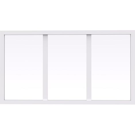 Sopraluce atelier L73 x H40 cm in Alluminio termolaccato Bianco - BAYVIEW