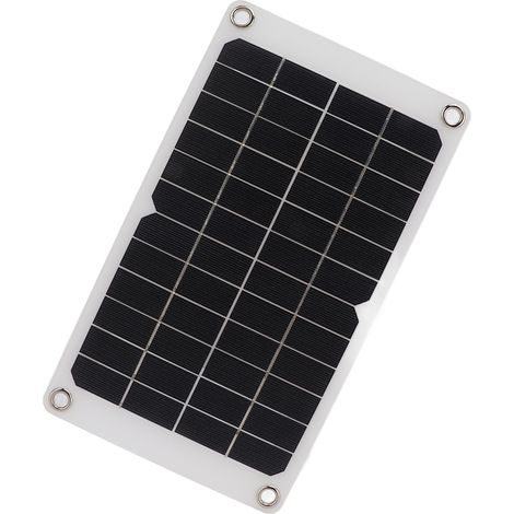 Panneau solaire portable 7,8W 12V en silicium monocristallin chargeur batterie extérieur 12V (1/5)