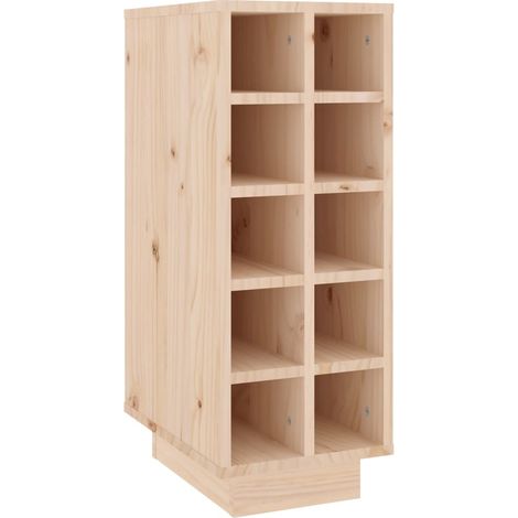 Maison Exclusive - Botellero madera maciza de pino 23x34x61 cm