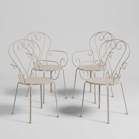 Sessel Etienne grau 49x49x89 (1/5)