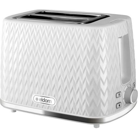 TOSTADOR, 7 NIVELES TAN, ELDOM TO265B, 900W, BLANCO, TOSTADAS, DESAYUNO CRUJIENTE, (1/4)