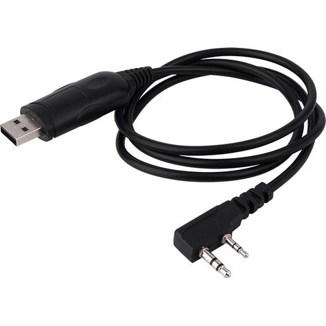 Câble de programmation USB pour talkie-walkie BaoFeng UV-5R, Kenwood et Wanhua (1/5)