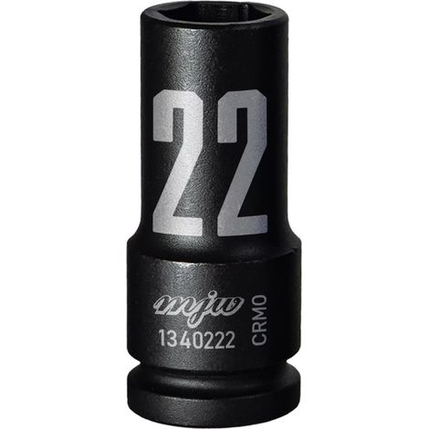 MJW Vaso de impacto 3/4"" 6 caras largo 22 mm (1/3)