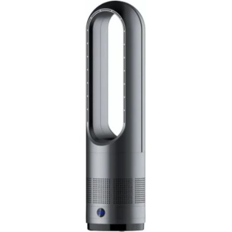 Ventilateur sur pied mini sans pales (noir, 220 V) de 45,7 cm (18 pouces) avec télécommande et minuterie. (1/5)