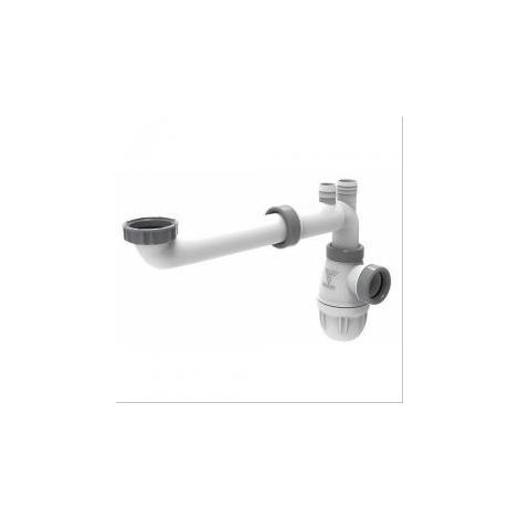 Ensemble tubulure & siphon Connectic pour lavabo Valentin Ø32