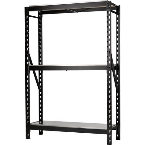 Draper 32474 BUNKER 14 Piece Modular 3 Tier Racking with Stainless Steel Shelving, 1500mm