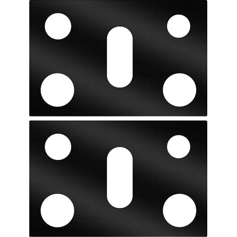 Housse de Cuisinière à Gaz - Protection Antiadhésive Réutilisable - Pour Plaque de Cuisson - Résistante à 230 °C - Lot de 4 (1/5)