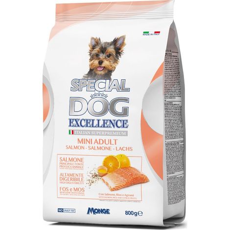 SPECIAL DOG EXCELLENCE CROCCHETTE 800 GR MINI ADULT SALMONE (1/3)
