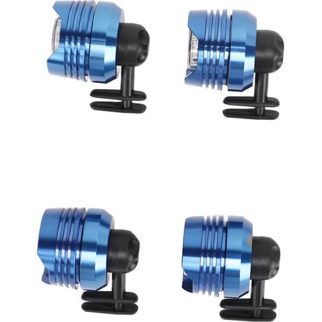 4 LED Frontales pour Chaussures, Lumière de Sécurité pour Enfants et Adultes, Randonnée Camping Sport Extérieur Bleu (1/5)