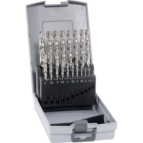 Alpen 102219100 juego de 19 brocas helicoidales HSS-E cobalto