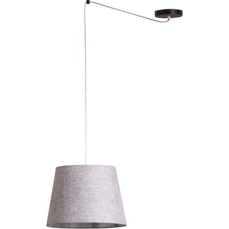 [NEUWERTIG] B-Ware Pendellampe Ascot grau LED Hängelampe Pendelleuchte dimmbar dezentral Ø38cm (1/2)