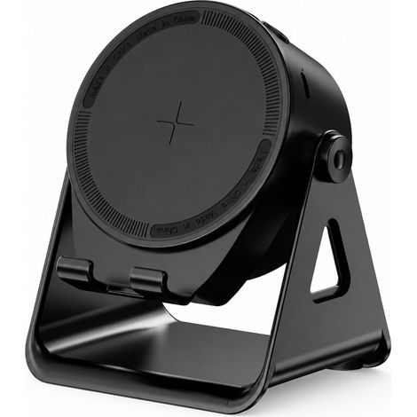 Enceinte Bluetooth 5.3 avec Support Magnétique pour Téléphone et Tablette, ZJ-08, Noire (1/5)