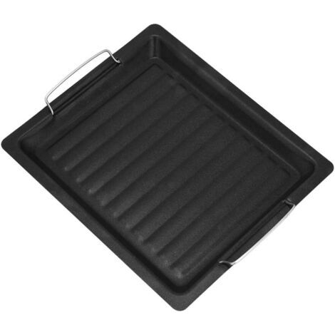 Grand plat de cuisson accessoires for outils de barbecue plat de barbecue domestique poêle antiadhésive plateau de barbecue en plein air 30 25 cm plats de cuisson for four (1/5)