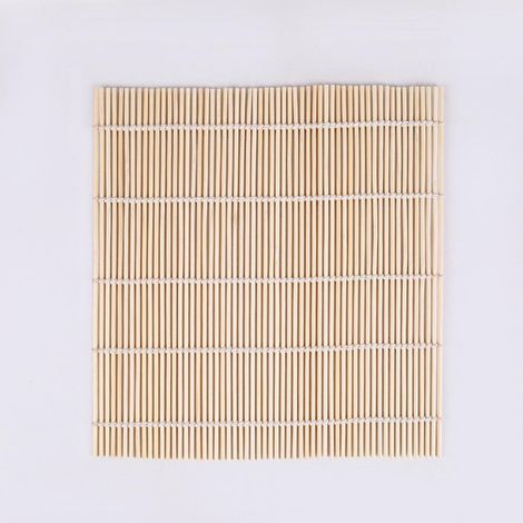 Sushi-Matte aus Bambus, 24 x 24 cm, Sushi-Set, Sushi-Rollmatte aus Bambus, Maki-Matte