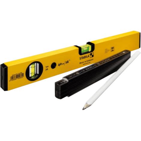 Kit di avvio Tipo 70 40cm + Metro a stecca + matita — STABILA 20102