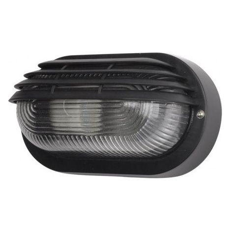 FAB 148262009 Applicare Ext.ovale Canopus Peq.1xe27 Policarbonato Nero 10x20,5x11,5 Cm Ip44